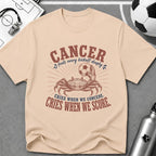 CANCER - Cries When We Concede, Cries When We Score T-Shirt - soccer fan t-shirt | GoalRush Studio
