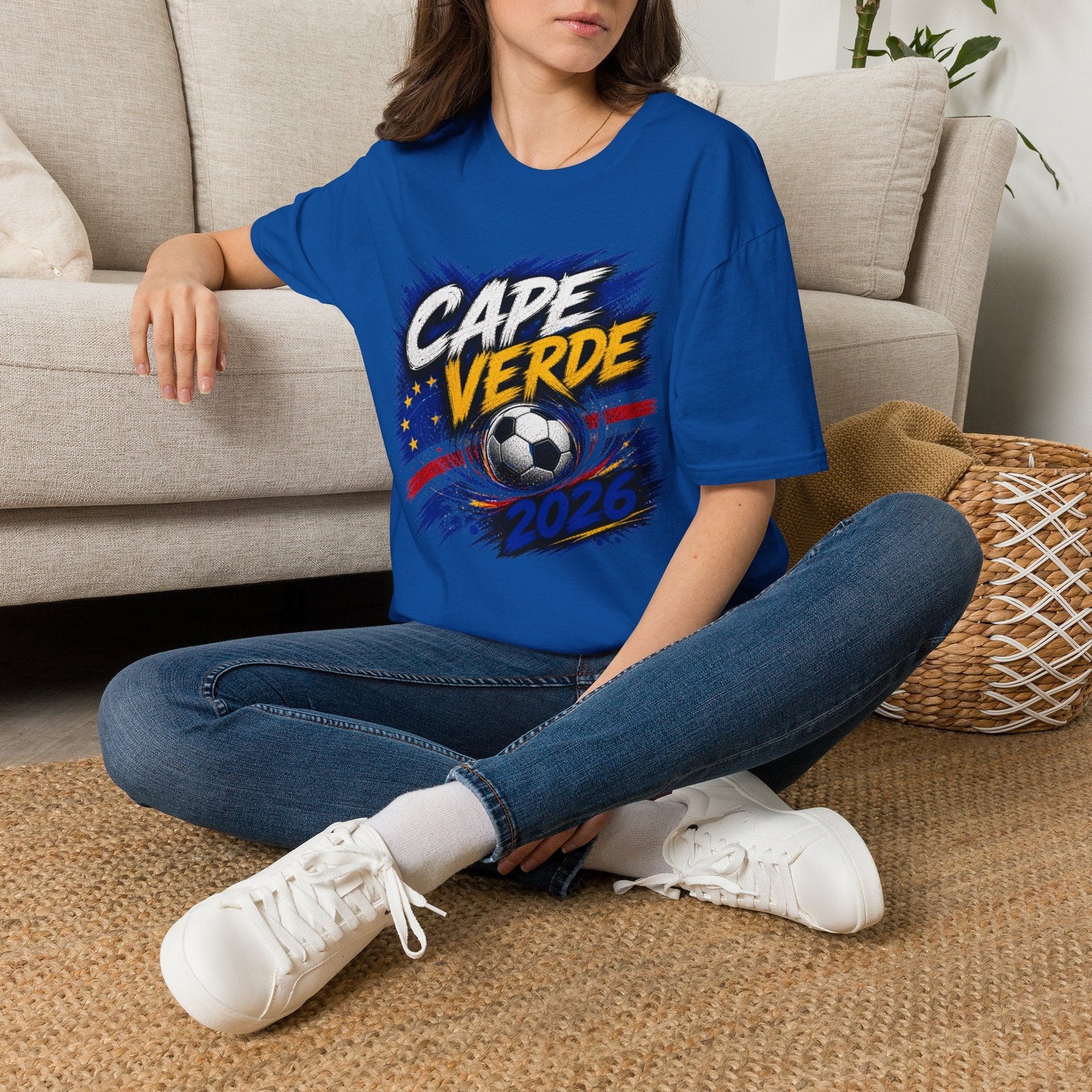 Cape Verde 2026 World Cup Graphic T-Shirt - soccer fan t-shirt | GoalRush Studio