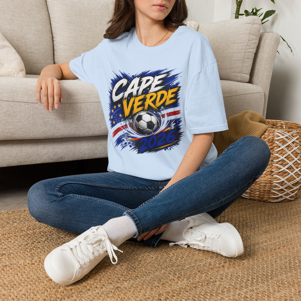 Cape Verde 2026 World Cup Graphic T-Shirt - soccer fan t-shirt | GoalRush Studio