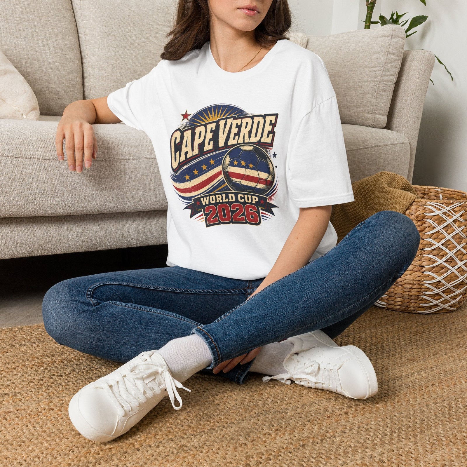 Cape Verde 2026 World Cup Retro T-Shirt - soccer fan t-shirt | GoalRush Studio