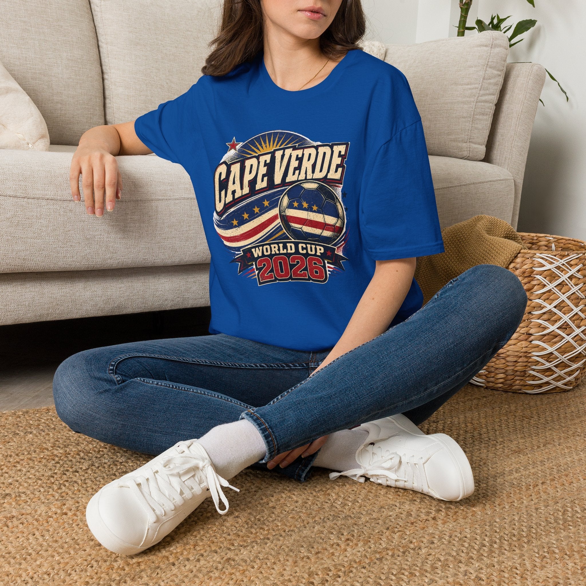 Cape Verde 2026 World Cup Retro T-Shirt - soccer fan t-shirt | GoalRush Studio