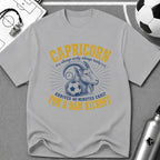 CAPRICORN - Arrived 40 Minutes Early For a 9AM Kickoff T-Shirt - soccer fan t-shirt | GoalRush Studio