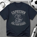 CAPRICORN - Arrived 40 Minutes Early For a 9AM Kickoff T-Shirt - soccer fan t-shirt | GoalRush Studio