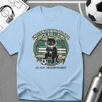 Cat - Emotionally Unavailable Until Full-Time Soccer T-Shirt - soccer fan t-shirt | GoalRush Studio