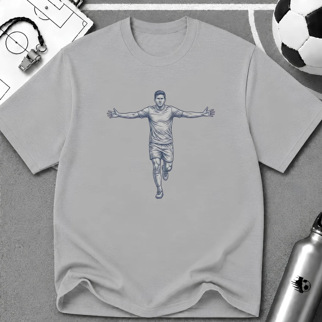 Celebration Detailed Ink SKetch T-Shirt - soccer fan t-shirt | GoalRush Studio