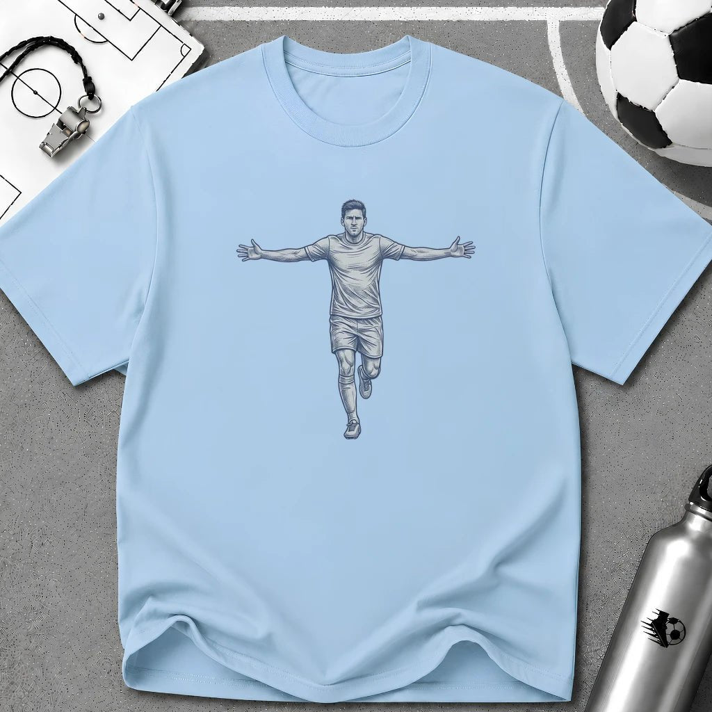 Celebration Detailed Ink SKetch T-Shirt - soccer fan t-shirt | GoalRush Studio