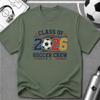 Class of 2026 Soccer Crew T-Shirt - soccer fan t-shirt | GoalRush Studio