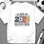 Class of 2026 Soccer Crew T-Shirt - soccer fan t-shirt | GoalRush Studio