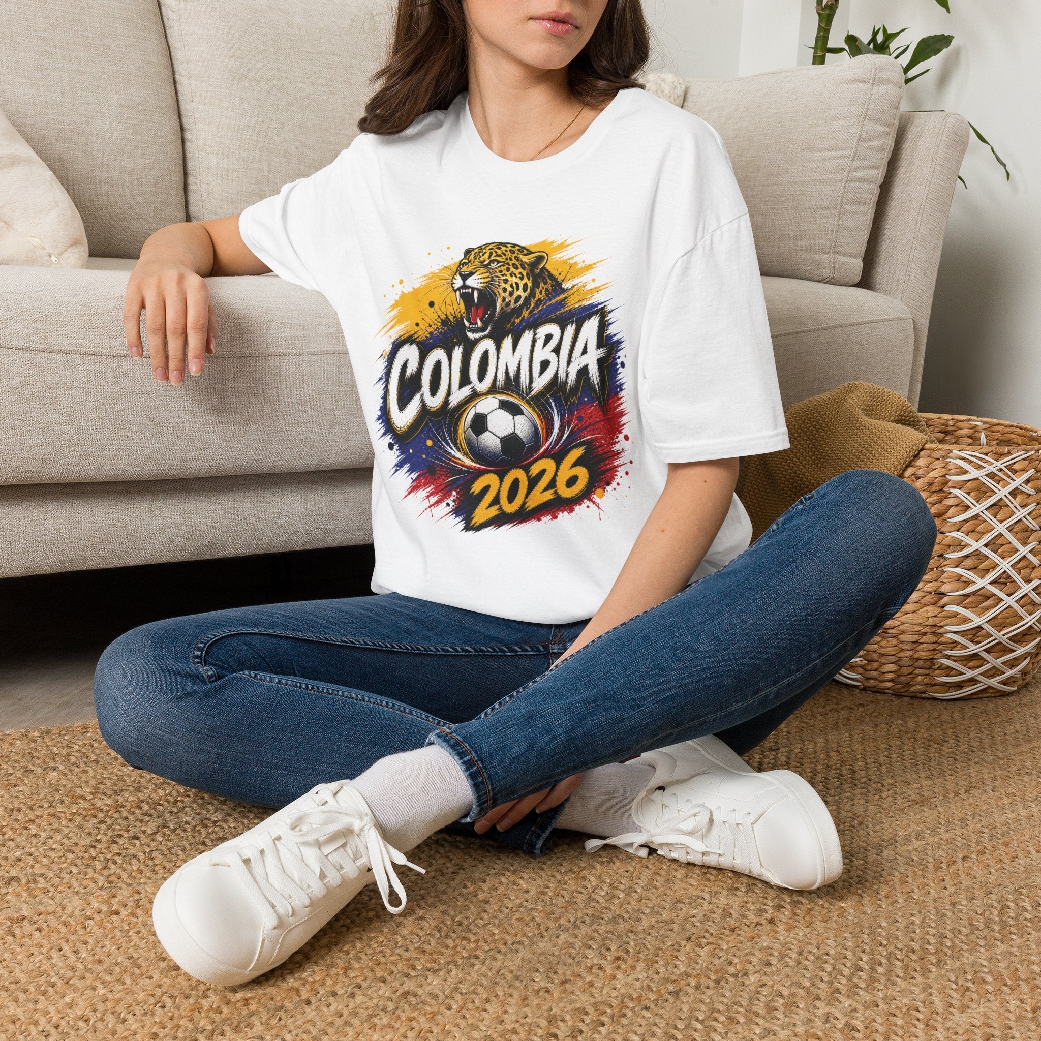 Colombia 2026 World Cup Graphic T-Shirt - soccer fan t-shirt | GoalRush Studio