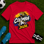 Colombia 2026 World Cup Graphic T-Shirt - soccer fan t-shirt | GoalRush Studio