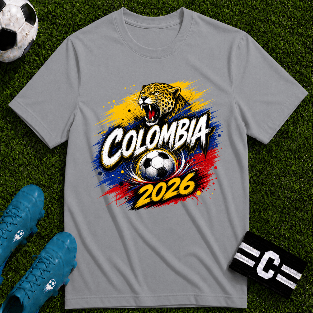 Colombia 2026 World Cup Graphic T-Shirt - soccer fan t-shirt | GoalRush Studio