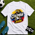 Colombia 2026 World Cup Graphic T-Shirt - soccer fan t-shirt | GoalRush Studio