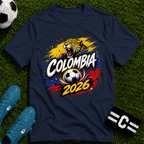 Colombia 2026 World Cup Graphic T-Shirt - soccer fan t-shirt | GoalRush Studio