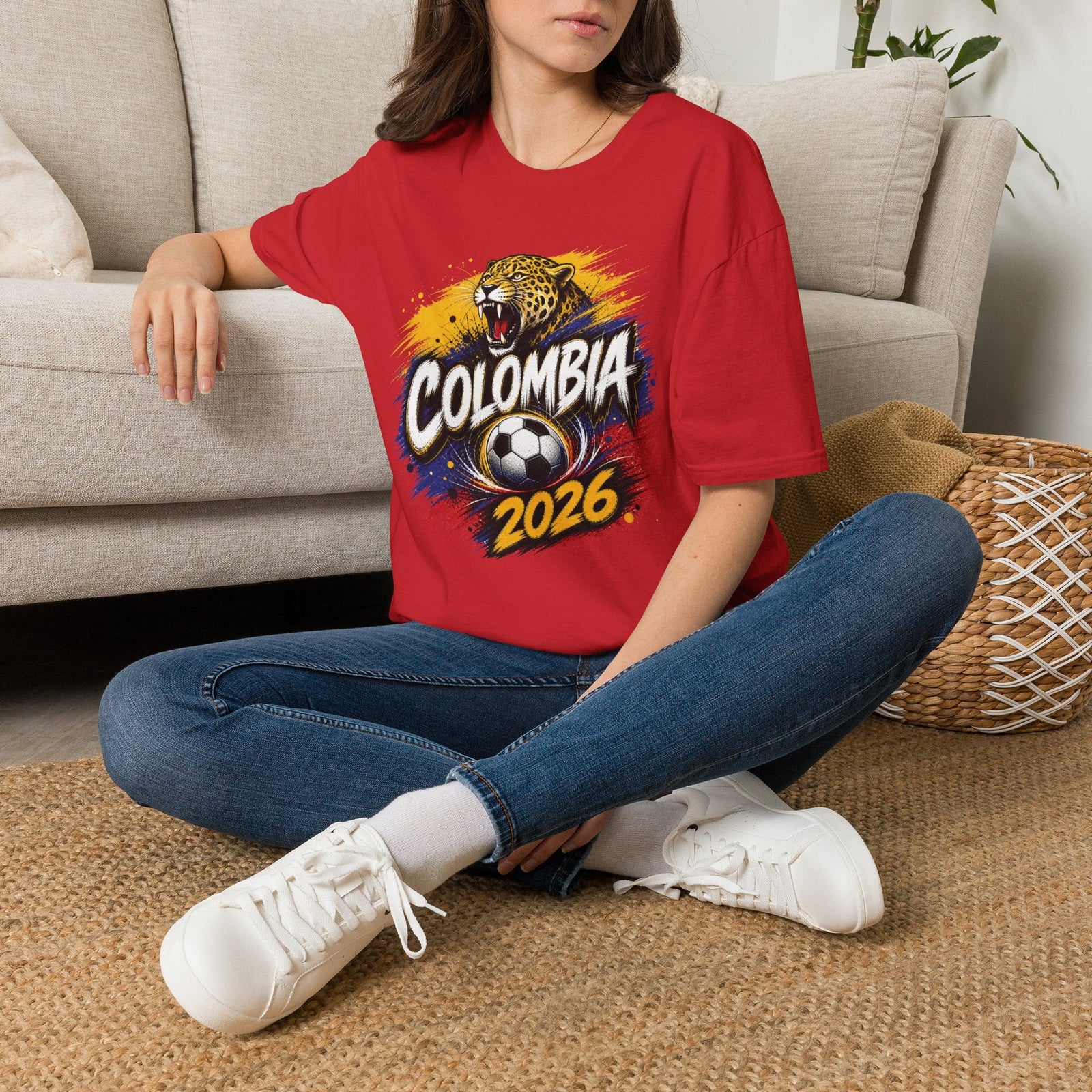 Colombia 2026 World Cup Graphic T-Shirt - soccer fan t-shirt | GoalRush Studio