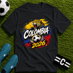 Colombia 2026 World Cup Graphic T-Shirt - soccer fan t-shirt | GoalRush Studio