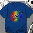 Colour Splash Whistle T-Shirt - soccer fan t-shirt | GoalRush Studio