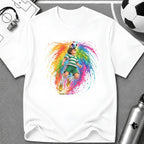 Colourful Cartoon Soccer Boy Header T-Shirt - soccer fan t-shirt | GoalRush Studio
