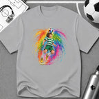 Colourful Cartoon Soccer Boy Header T-Shirt - soccer fan t-shirt | GoalRush Studio