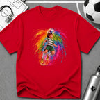 Colourful Cartoon Soccer Boy Header T-Shirt - soccer fan t-shirt | GoalRush Studio