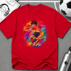 Colourful Cartoon Soccer Boy Skill Move T-Shirt - soccer fan t-shirt | GoalRush Studio