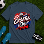 Croatia 2026 World Cup Graphic T-Shirt - soccer fan t-shirt | GoalRush Studio