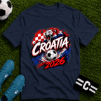 Croatia 2026 World Cup Graphic T-Shirt - soccer fan t-shirt | GoalRush Studio