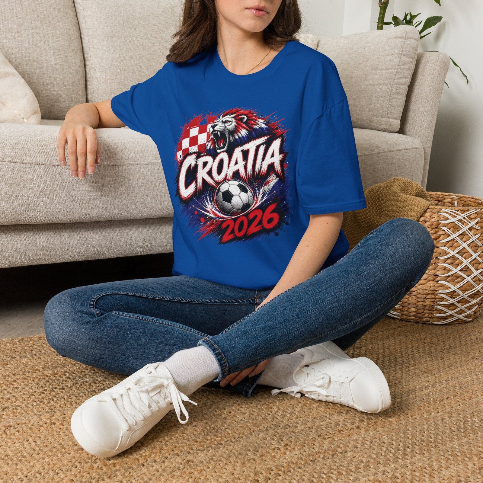 Croatia 2026 World Cup Graphic T-Shirt - soccer fan t-shirt | GoalRush Studio