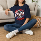 Croatia 2026 World Cup Graphic T-Shirt - soccer fan t-shirt | GoalRush Studio