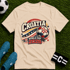 Croatia 2026 World Cup Retro T-Shirt - soccer fan t-shirt | GoalRush Studio