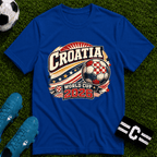 Croatia 2026 World Cup Retro T-Shirt - soccer fan t-shirt | GoalRush Studio