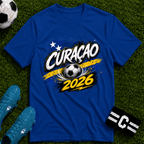 Curaçao 2026 World Cup Graphic T-Shirt - soccer fan t-shirt | GoalRush Studio