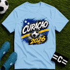 Curaçao 2026 World Cup Graphic T-Shirt - soccer fan t-shirt | GoalRush Studio