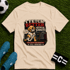 Cute Soccer Dog “I Fetch Better Than Our Strikers” T-Shirt - soccer fan t-shirt | GoalRush Studio