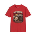 Cute Soccer Dog “I Fetch Better Than Our Strikers” T-Shirt - soccer fan t-shirt | GoalRush Studio
