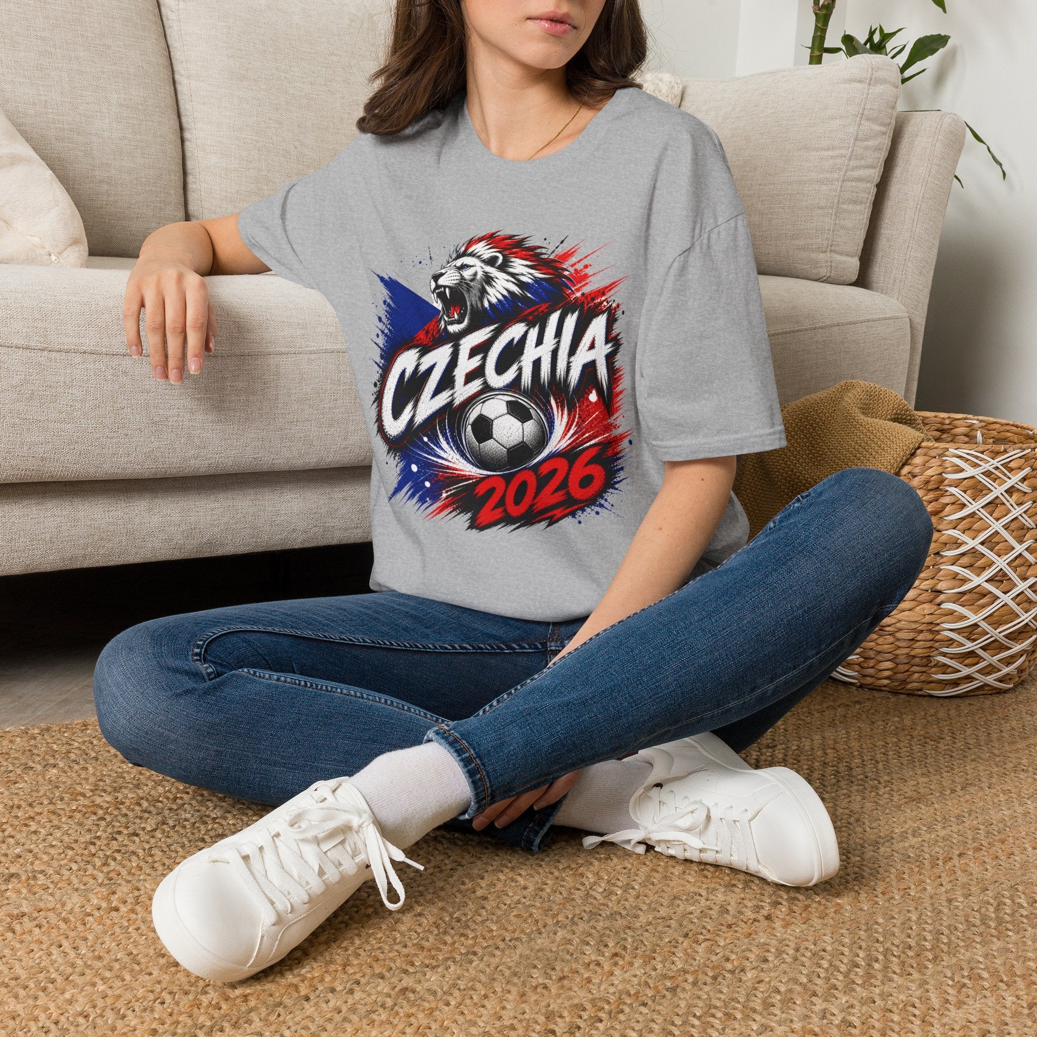 Czechia 2026 World Cup Graphic T-Shirt - soccer fan t-shirt | GoalRush Studio