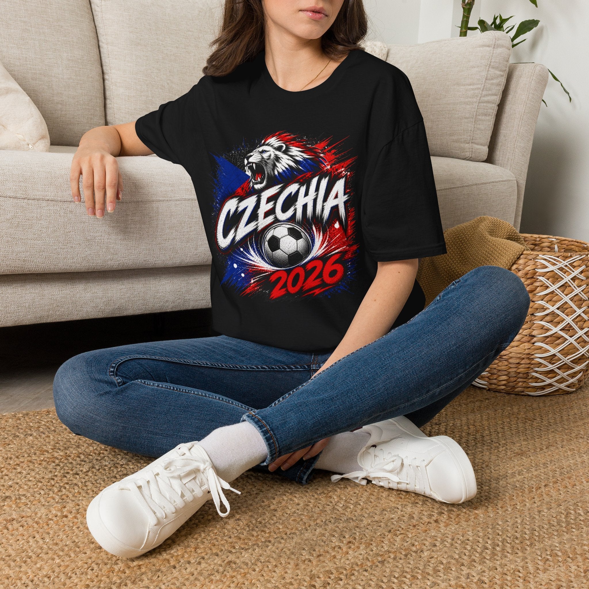 Czechia 2026 World Cup Graphic T-Shirt - soccer fan t-shirt | GoalRush Studio