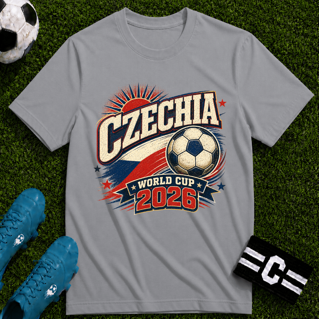 Czechia 2026 World Cup Retro T-Shirt - soccer fan t-shirt | GoalRush Studio