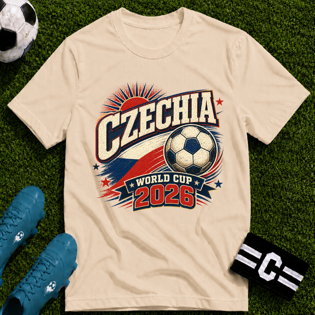 Czechia 2026 World Cup Retro T-Shirt - soccer fan t-shirt | GoalRush Studio