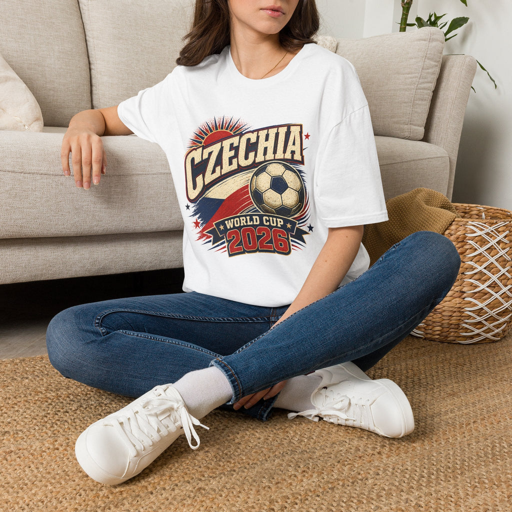 Czechia 2026 World Cup Retro T-Shirt - soccer fan t-shirt | GoalRush Studio