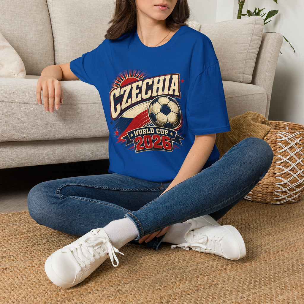 Czechia 2026 World Cup Retro T-Shirt - soccer fan t-shirt | GoalRush Studio