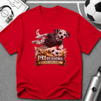 Dalmatian 101 Reasons to Love Soccer Graphic T-Shirt - soccer fan t-shirt | GoalRush Studio