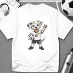 Dalmatian Soccer Player T-Shirt - soccer fan t-shirt | GoalRush Studio