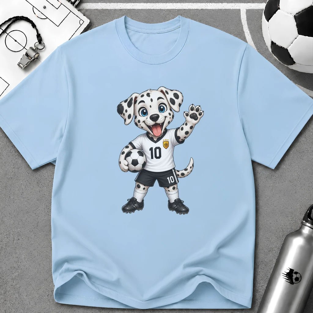 Dalmatian Soccer Player T-Shirt - soccer fan t-shirt | GoalRush Studio