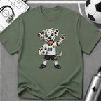 Dalmatian Soccer Player T-Shirt - soccer fan t-shirt | GoalRush Studio