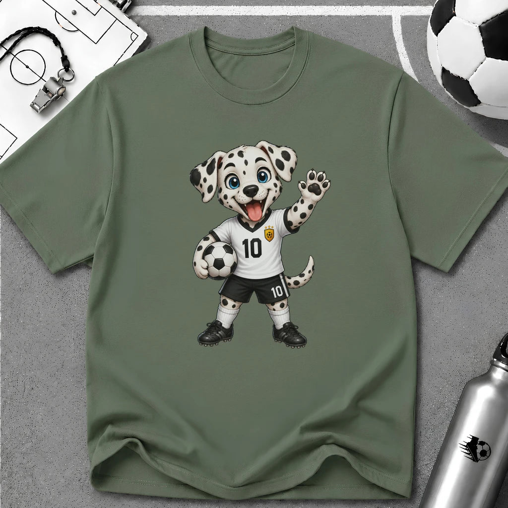 Dalmatian Soccer Player T-Shirt - soccer fan t-shirt | GoalRush Studio