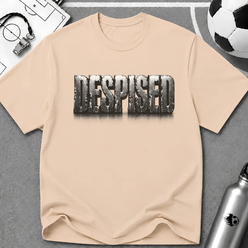 Despised - 3D Typography T-Shirt - soccer fan t-shirt | GoalRush Studio