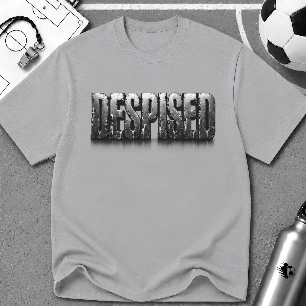 Despised - 3D Typography T-Shirt - soccer fan t-shirt | GoalRush Studio
