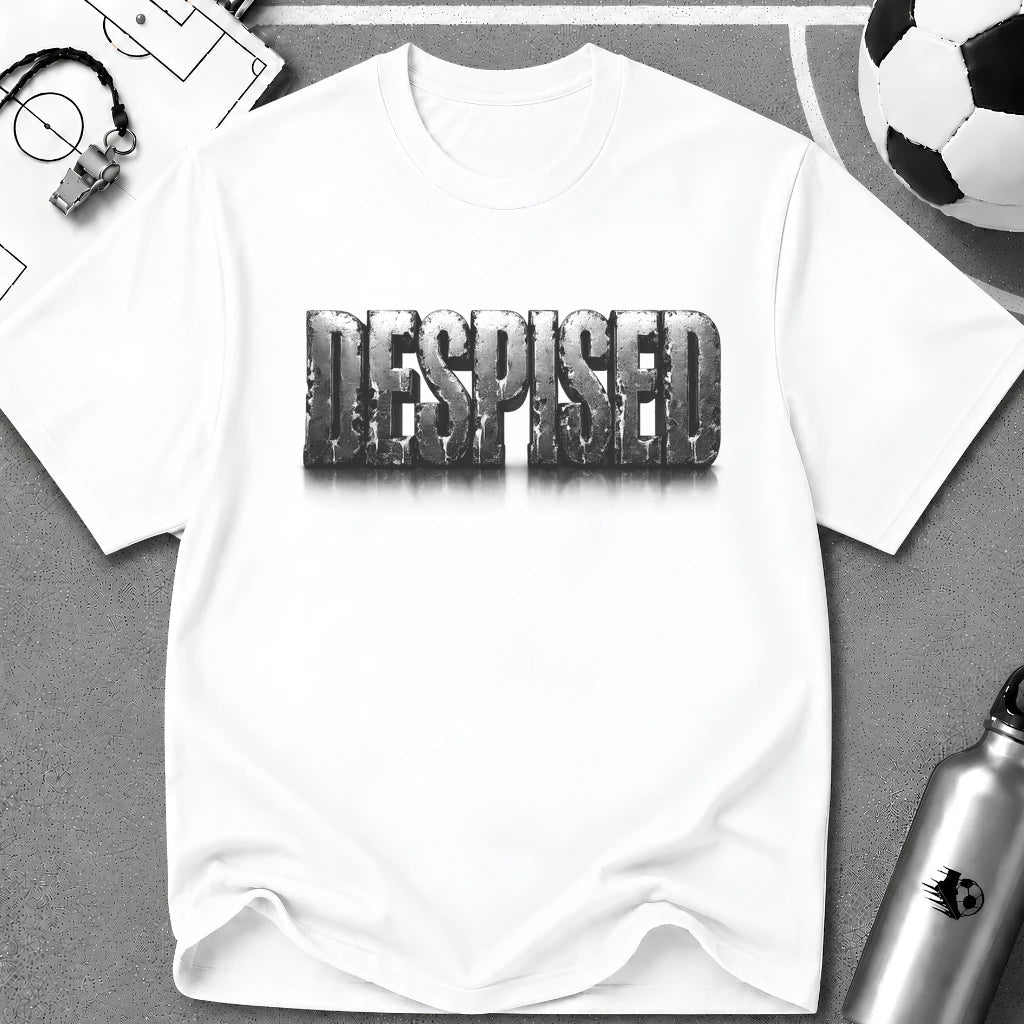 Despised - 3D Typography T-Shirt - soccer fan t-shirt | GoalRush Studio