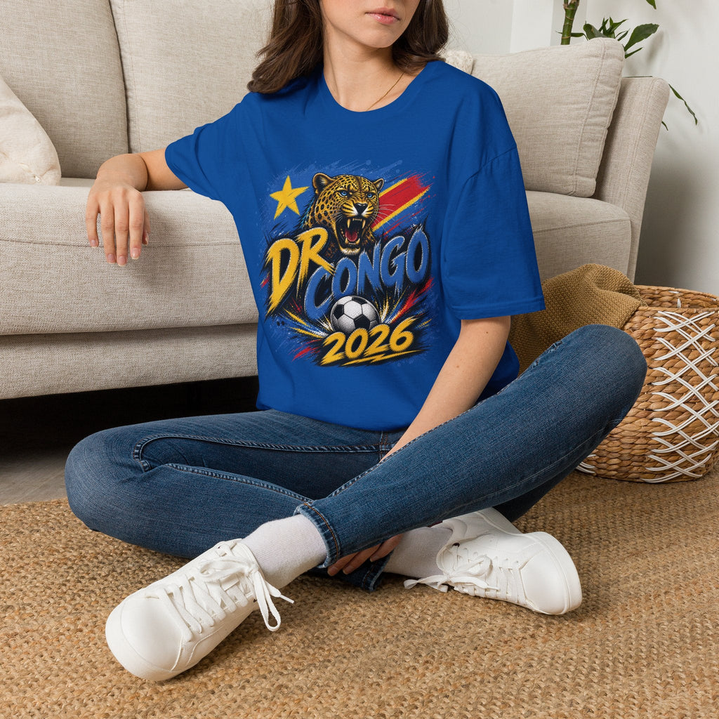 DR Congo 2026 World Cup Graphic T-Shirt - soccer fan t-shirt | GoalRush Studio