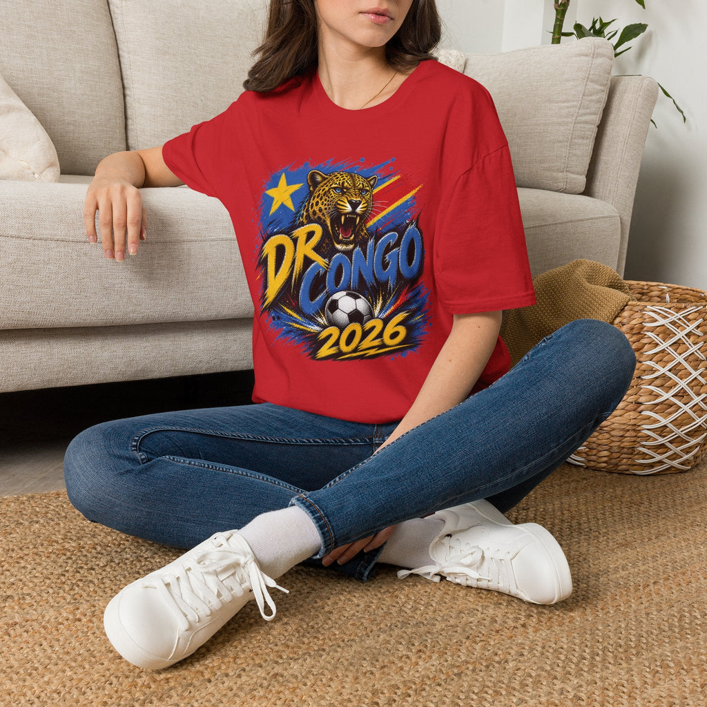 DR Congo 2026 World Cup Graphic T-Shirt - soccer fan t-shirt | GoalRush Studio